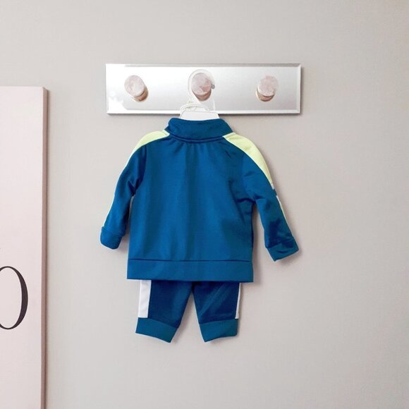 NWT Puma blue, lumo yellow green & white track jacket & track pants bundle set - Picture 3 of 5